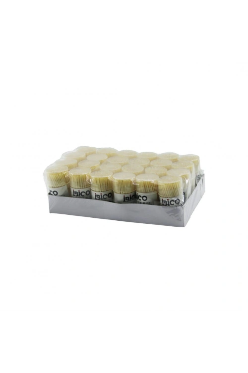 Egonex İbico İ15-059 ( Küçük Boy ) Kürdan ( Pvc Plastik Kutu ) ( Tek Tek Çıkar Delikli Kapak ) *24x20