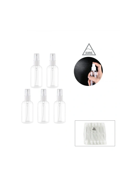Egonex İbico İ17-029 ( 50 Ml ) ( Şeffaf & Plastik ) ( Boş ) Sprey Şişe*12x100