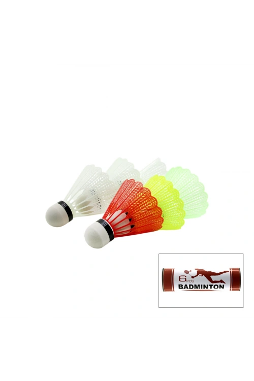 Egonex İbico İ19-007 ( 6pcs ) Badminton Topu Renkli*100