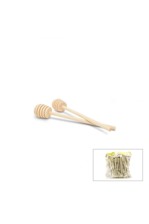 Egonex İbico İ22-341 ( 6pcs ) Bal Kaşık Ahşap & Bambu ( 16cm )*10x20