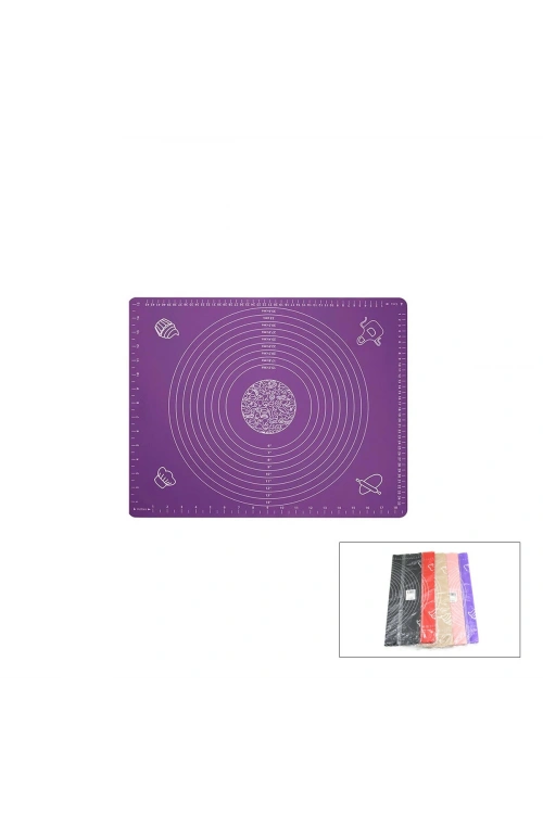 Egonex İbico İ22-371 ( Dikdörtgen ) ( 45x65cm ) ( Renkli Silikon ) Hamur Matı ( Ölçek Çizimli ) ( 220gr )*100