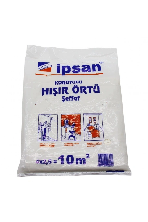 Egonex İpsan 10-m2 ( Hışır ) Şeffaf Koruyucu Örtü*40