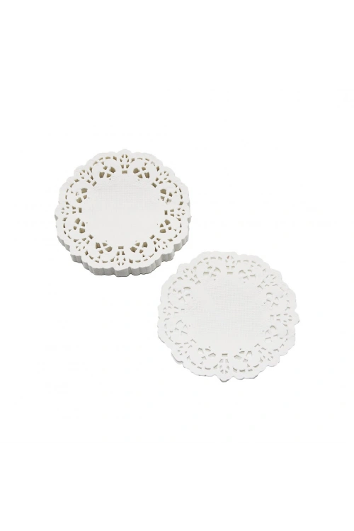 Egonex IVORY IVO-CK-110 ( 20PCS ) ( DANTEL KAĞIT ) BARDAK ALTLIK*600