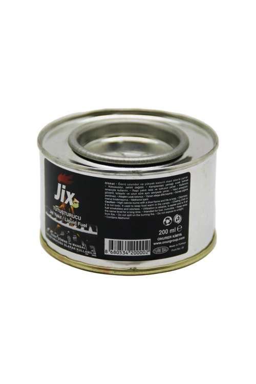 Egonex Jix Tutuşturucu ( 200ml ) ( Teneke ) Çok Amaçlı Jel Yakıt*72