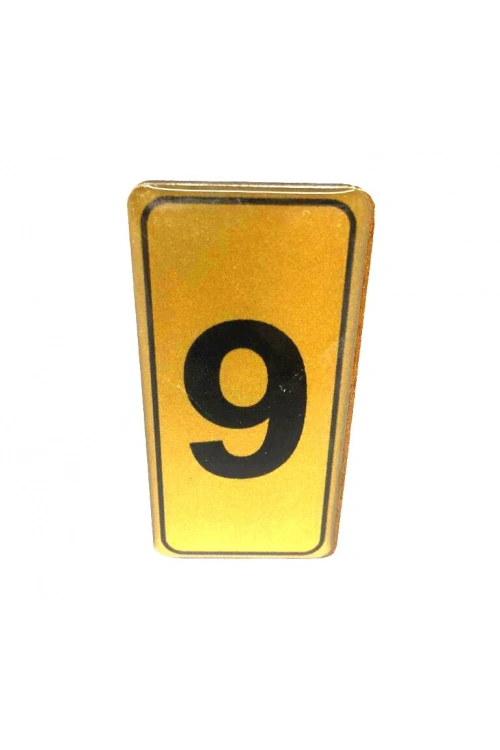 Egonex Kapı Numarası No-9 Silikonlu Yapışkanlı*10x20