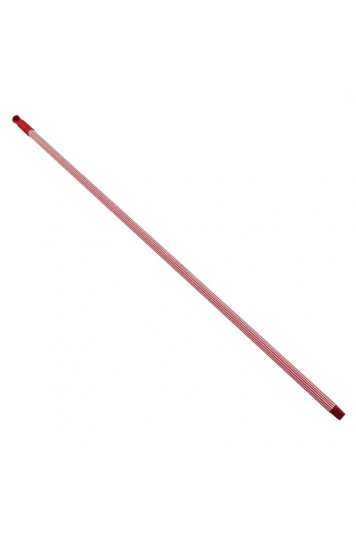 Egonex Kappro ( Kırmızı & Beyaz Çizgili ) ( Metal ) Vileda Vilada Fırça Sapı 120cm*25=k