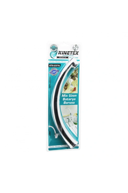 Egonex Kınetex Ktx-2370 ( Mix Uzun ) ( Evye ) Mutfak Batarya Borusu ( Süzgeçli Uç ) ( Krom Kaplama )*80