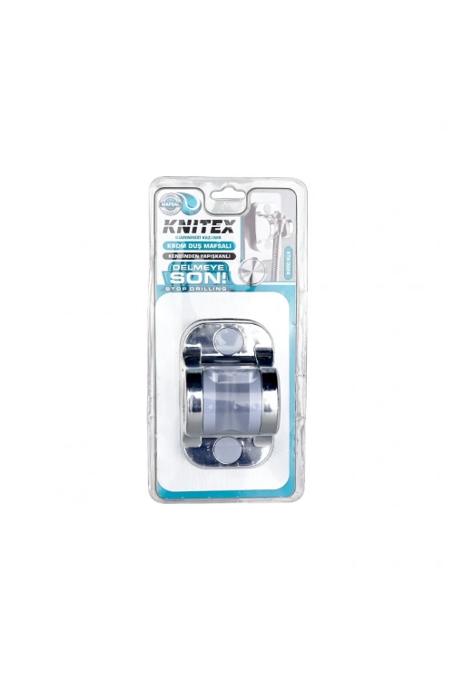 Egonex Kınetex Ktx-3024 ( Krom & Vakumlu ) Yapışkanlı Duş Askısı & Mafsal*110