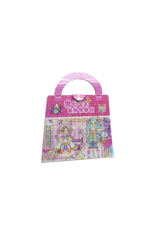 Egonex KL-170 (KARTON ÇANTALI) (STİCKER=5-YPRK=KIZ GİYSİ& YİYECEK& DÖVME) (BOYAMA & KIZ GİYDİRME=4+4 KARTON-KAĞIT)(16X16CM)*6X54
