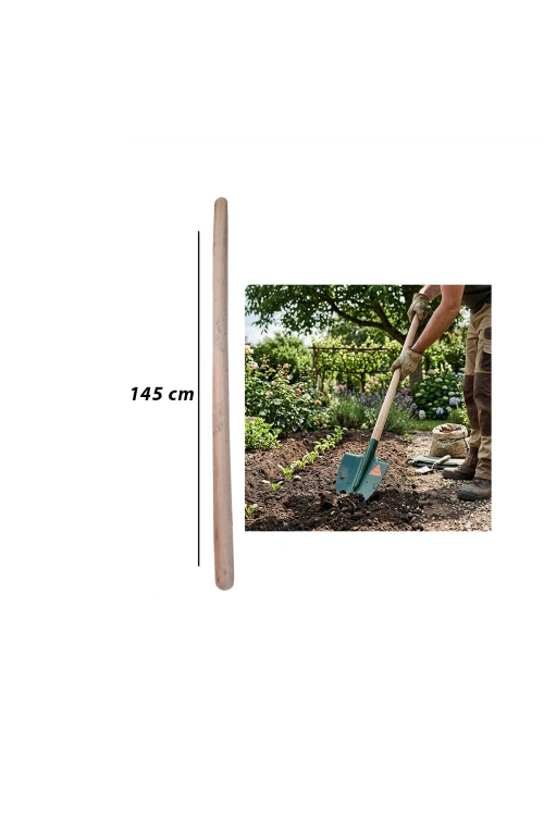Egonex Krt-1125  S-0150 ( Ahşap ) Kürek Sap ( 145cm )*1