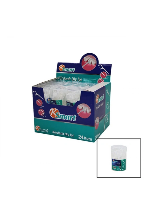 Egonex Ksmart K-0704 ( 40pcs ) Kürdanlı Diş İpi*24x16