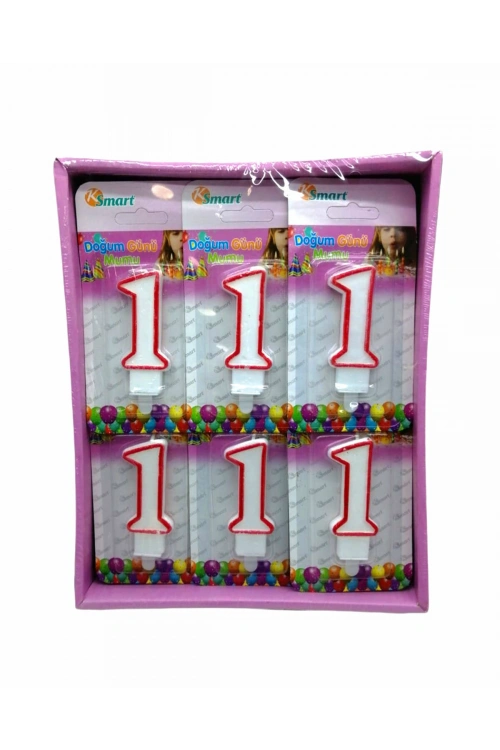 Egonex Ksmart K-5511 Rakamlı Doğum Günü Mumu*36x20