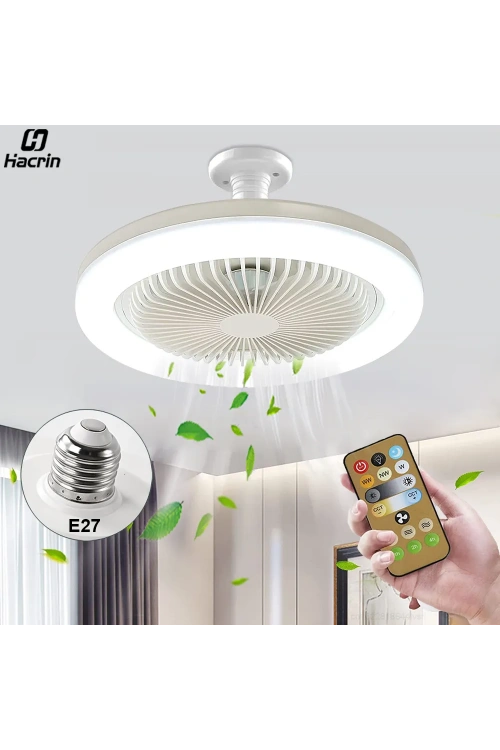 Egonex Led Işıklı Uzaktan Kumandalı Sessiz Tavan Vantilatörü