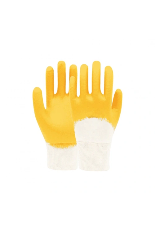 Egonex Livestar Neoprell ( Sarı ) ( Lateks ) İşçi Eldiveni*12x30