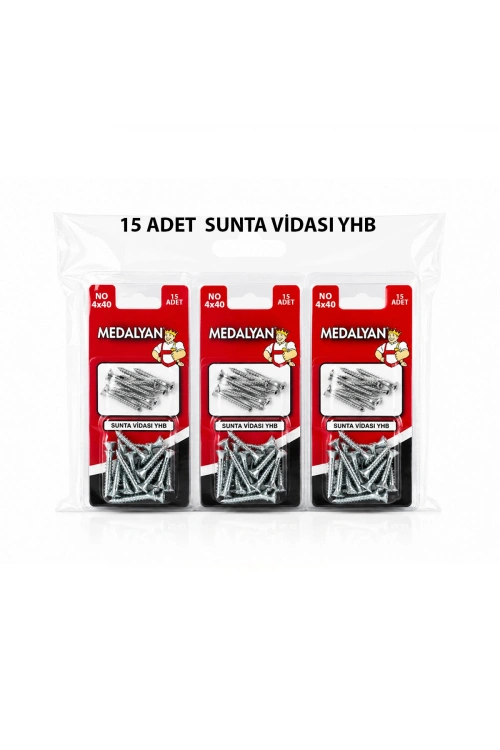 Egonex Medalyan Dl-06 ( 4x40 ) ( 15pcs ) Sunta Vidası*12x10