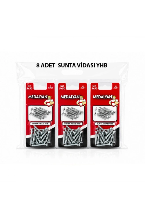 Egonex Medalyan Dl-07 ( 5x50 ) ( 8pcs ) Sunta Vidası*12x12