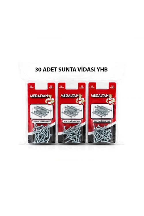 Egonex Medalyan Dl-97 ( 3.5x20 ) ( 30pcs ) Sunta Vidası*12x12