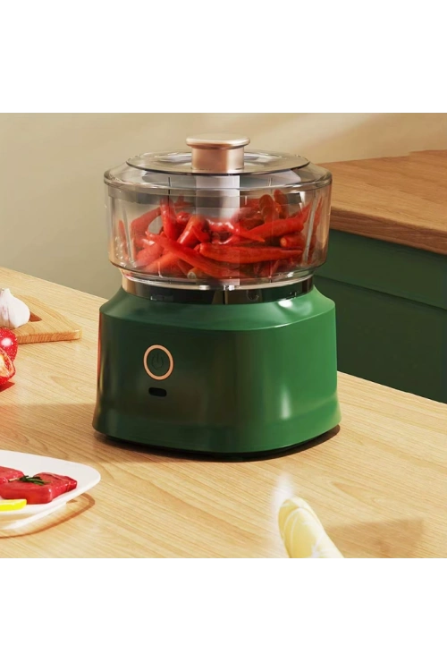 Egonex Mini El Rondosu Şarjlı Çelik 3 Bıçaklı