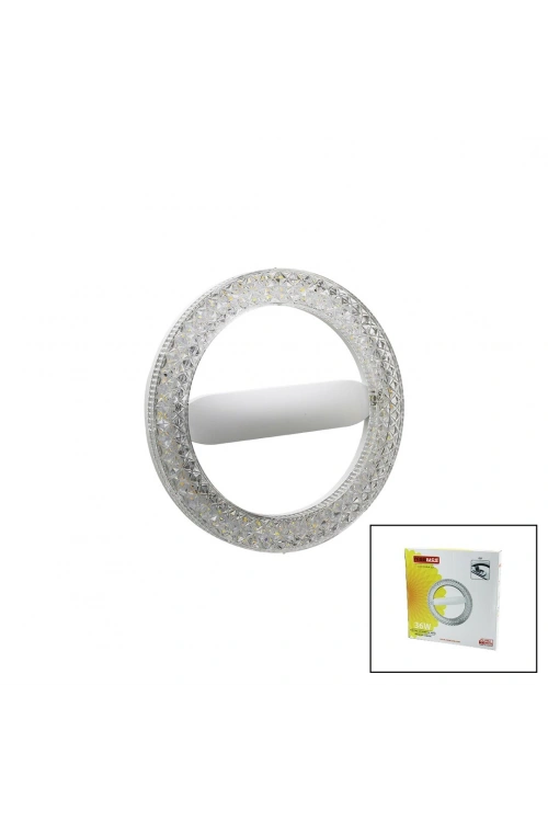 Egonex NİSALUCE EAMP-059/1 ( MİKA KRİSTAL ) ( SİMİT MODEL ) LED AMPUL ( 36W ) ( E27 ) ( 3 RENK=6500K ) ( 2700 LUMEN )*32