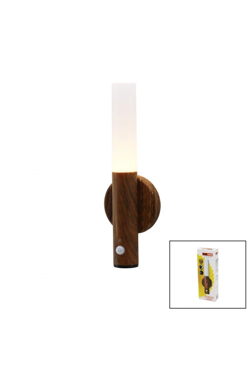 Egonex Nisaluce Eamp-098/1 ( Sensörlü=1--3mt ) ( Type-c Şarjlı ) ( Günışığı Led ) Dolunay Led Aplik Lamba ( 1w )*50
