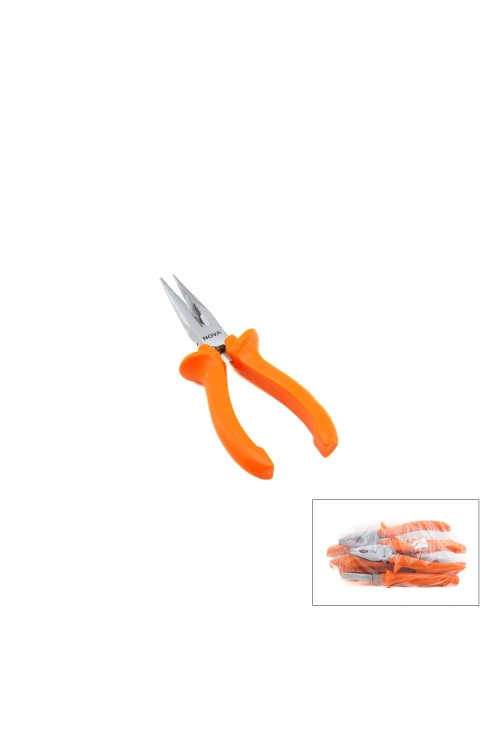 Egonex NOVA ( 6 ) ( KARGA BURNU ) ( TURUNCU ) SAPLI ( Cr-V ) ( 150MM )*6X20
