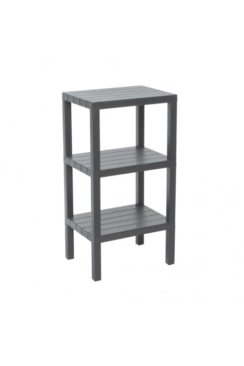 Egonex Ombeg Om-0390-3102-0145 ( 3 ( Düz ) Raflı & Gri ) Modüler Ünite Plastik*8