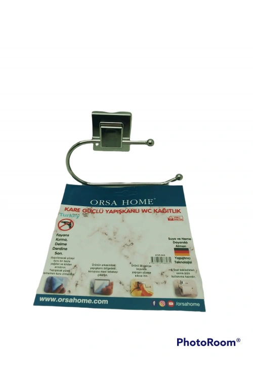 Egonex Orsa-603 Kare Yapışkanlı Wc Kağıtlık Askı*16x5