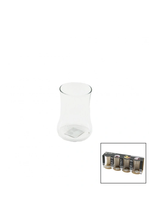 Egonex Pablıto Home Pbt-380 ( 4pcs ) Cam Çay Bardak ( 180ml )*18=k