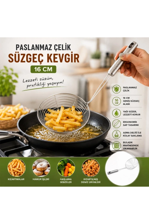 Egonex Pablıto Home Pbt-955 16cm Metal Kevgir*10x30