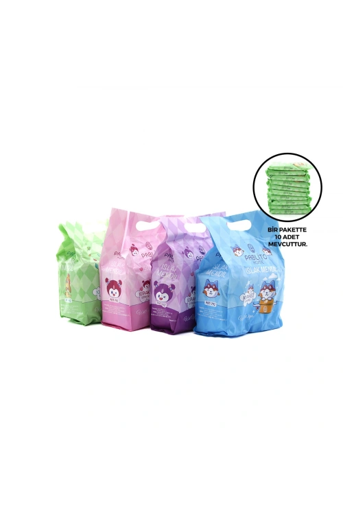 Egonex Pablıto Pbt-792 ( 10 Pcs ) Mini & Cep Islak Mendil*24=k
