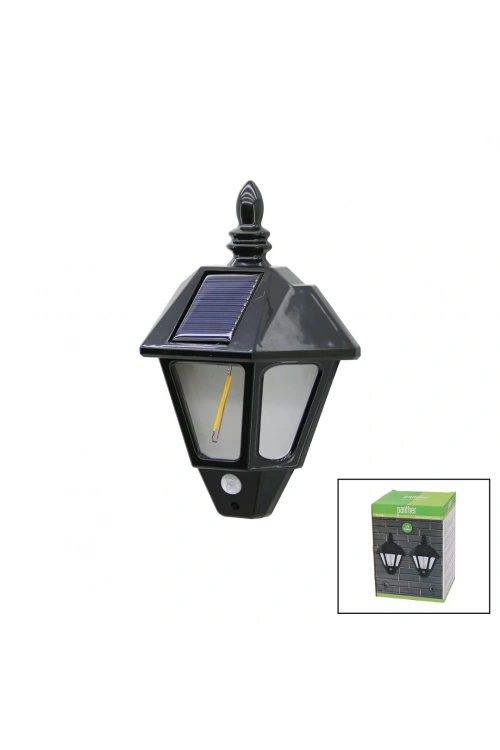 Egonex Panther Pt-2981 ( 2pcs ) (solar & Güneş Enerjili) Duvar Lambası (cob Led) (sensörlü= 3 Mod Fonksiyon) (bahçe-balkon-sokak)*50