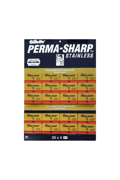 Egonex Perma-sharp Süper ( Tam ) Jilet ( 5pcs ) X ( 20pcs )*1x108