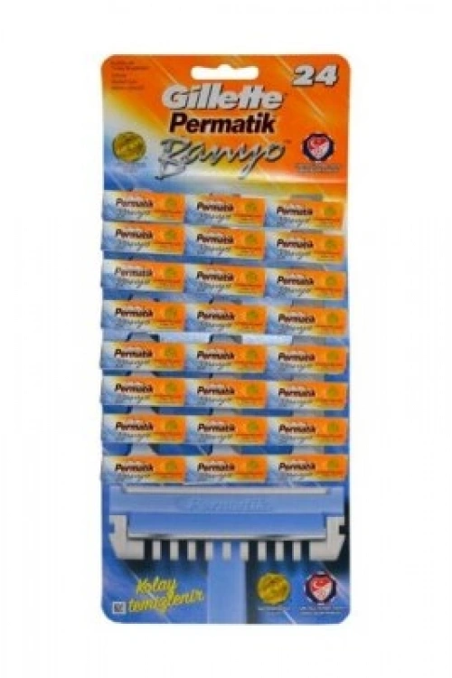 Egonex Permatik ( Banyo ) Saplı Jilet Kartela ( 48pcs )*1x20