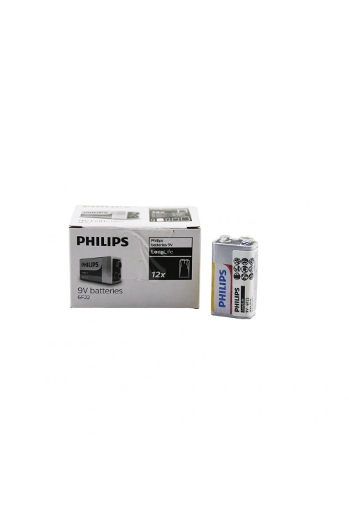 Egonex Phılıps 6f-22 ( 9v ) Pil ( 12pcs ) ( Extra Çinko Klorür )*1x10