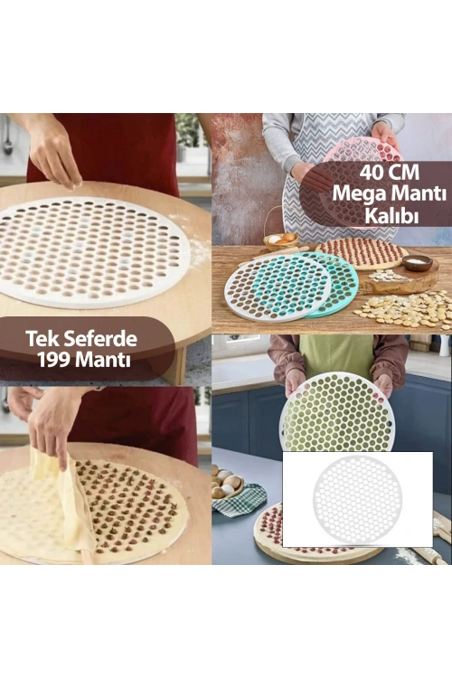 Egonex Plastlife Kp-170 ( Mega & 40cm ) Mantı Kalıbı Plastik ( 199 Mantı )*36=k