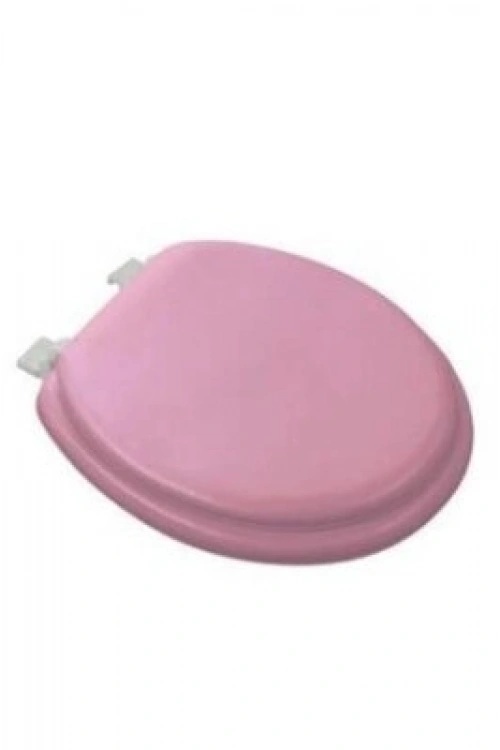 Egonex Poly Et-013 Pembe Yumuşak Klozet Kapak Büyük Puf*17