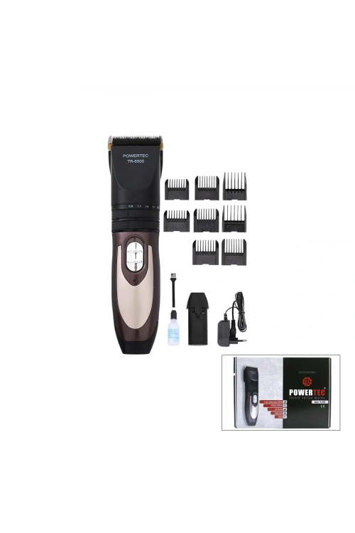 Egonex Powertec Tr-6500 Şarjlı Traş Makinesi ( Kablosuz ) ( 6 Saat Çalışma ) ( Çift Batarya )*20