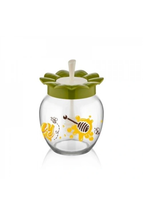 Egonex Qlux C-00181 Frutta Kaşıklı Kavanoz 370cc*12=k