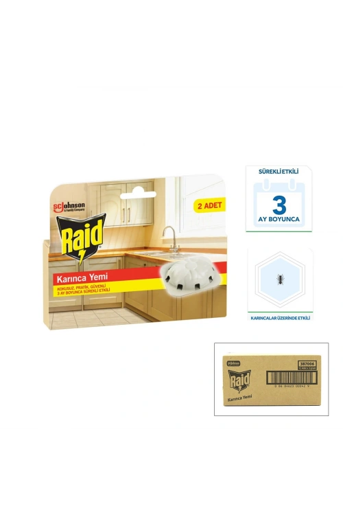 Egonex Raid ( 2pcs ) Karınca Yemi ( Kokusuz & Pratik & 3 Ay Etkili)*12=k