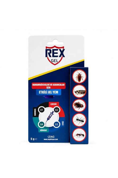 Egonex Rex Gel ( Jel ) Şırınga Modeli ( Hamamböceği & Karınca ) 5gr.*24x1