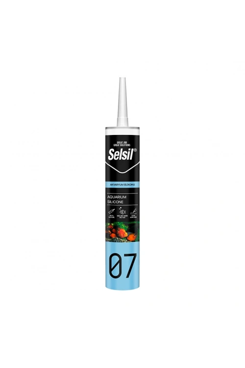 Egonex Selsil-2449 07 ( Şeffaf & Akvaryum ) Silikonu 280ml*25=k