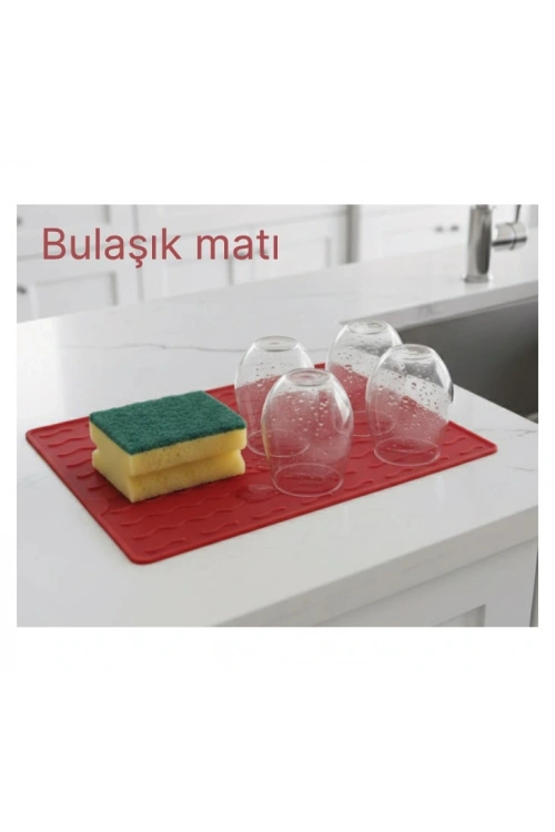 Egonex Silikon Bulaşık Kurulama Matı 30*40 Cm Gıdaya Uygun Uzun Ömürlü