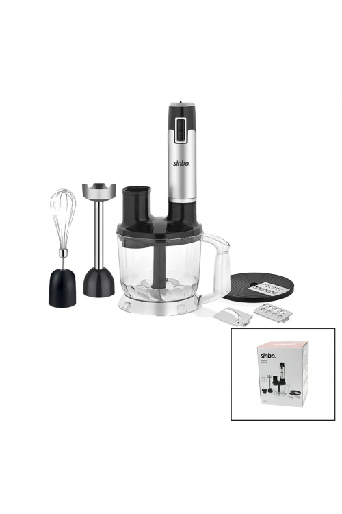 Egonex Sinbo Shb-3186 (turbo) Multi Blender Seti (doğrayıcı& Mikser& Blender) (rende Dilim Diskleri) (300w) (2lt Hazne)*4