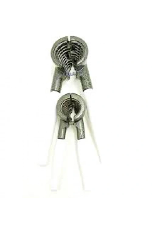 Egonex Star-927 ( 2pcs Set ) Metal Fındık & Ceviz Kıracak Beyaz Saplı*40