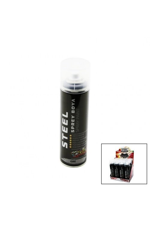 Egonex Steel ( Gri ) Sprey Boya 200ml*12x8