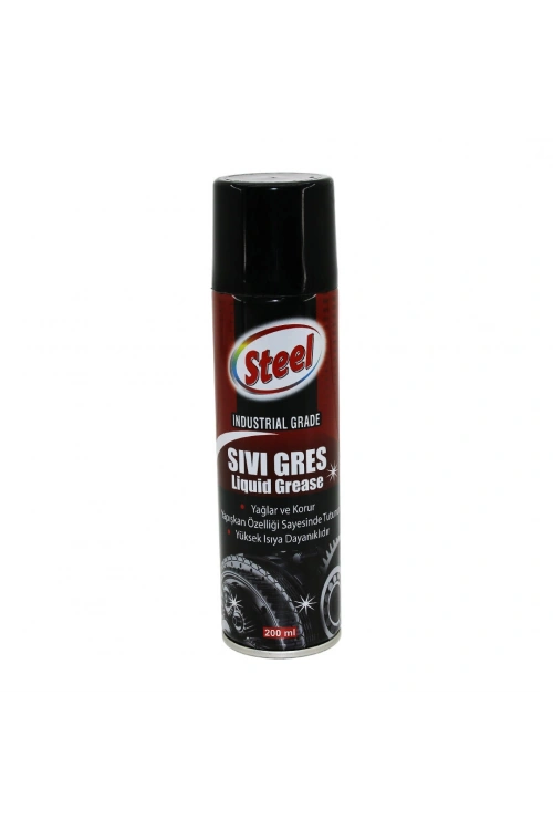 Egonex Steel St-1304 Sıvı Gres Sprey ( 200ml ) ( Yağlar & Korur & Isıya Dayanıklı )*48
