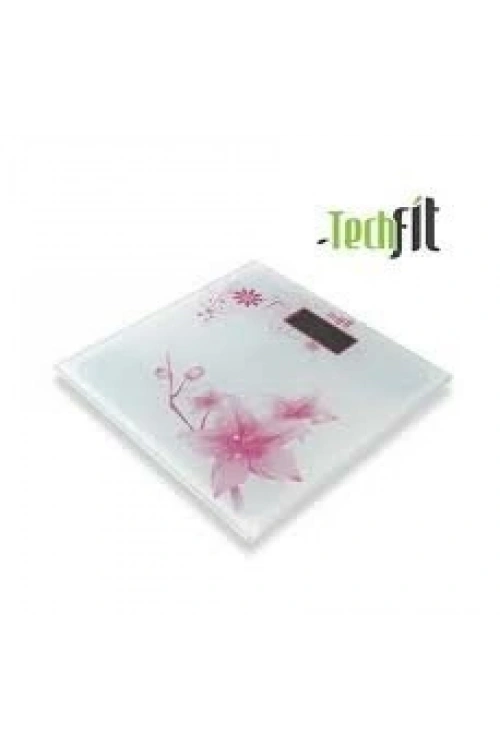 Egonex Techfit Tf-1053 Dijital Desenli Kare Cam Baskül Terazi*20