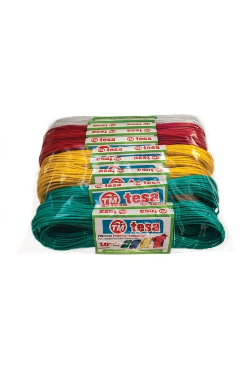Egonex Tesa Temsan Tm-010 ( Çelik ) ( 10mt ) Çamaşır İpi*12x10