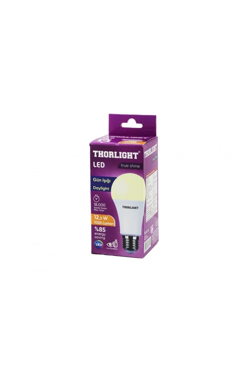 Egonex Thorlıght A-60 12b ( 12.3w ) E27 Günışık Led Ampul*10x6