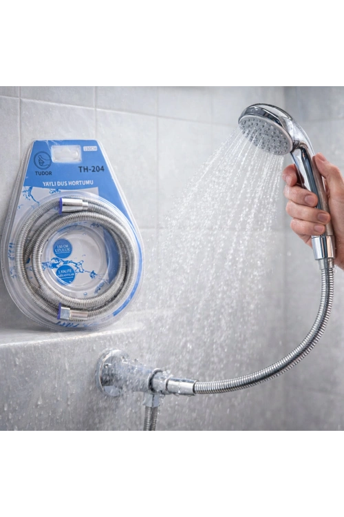 Egonex TUDOR TH-204 ( 150 CM UZUNLUK ) VAKUMLU YAYLU DUŞ HORTUM*50